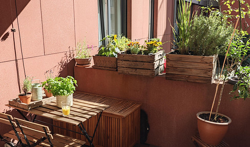 Quiet, barrier-free 3-room apartment in the Generalsviertel