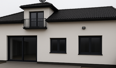 Residential building with two residential units