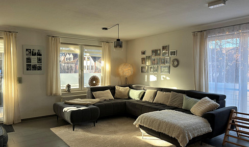 Free of commission: Modern 3-room apartment with large south-facing terrace