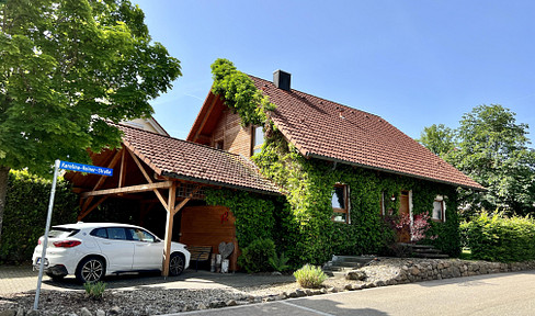 Freistehendes Schwörer-Holzhaus | großer Wohn-/Essbereich | Garten & Terrasse | provisionsfrei