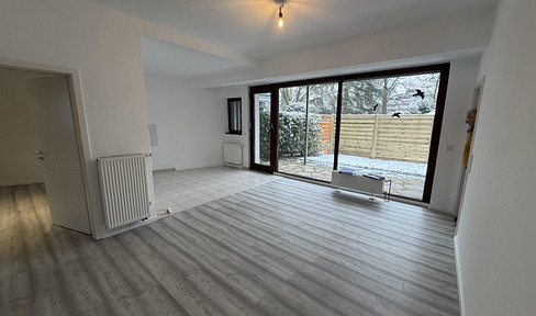 Helle 2-Zimmer-Erdgeschosswohnung mit Garten in zentraler Lage von Wesel