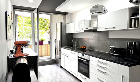 Ruhige und helle 3 Zi. Whg. mit Garten und Tiefgarage