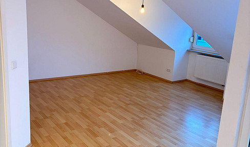 Bright 2-room attic apartment with balcony & fitted kitchen in Ingolstadt-Süd