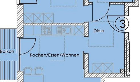 beautiful 2 room apartment - new building - barrier-free