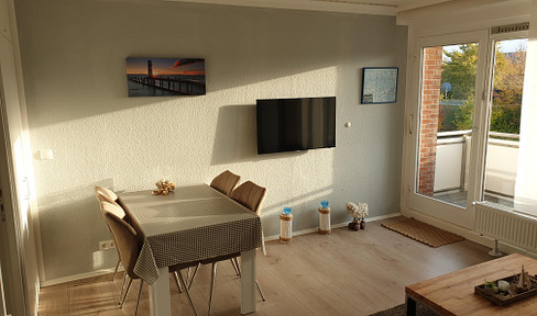 Nordsee Ferienwohnung zwischen Horumersiel & Schillig – Südbalkon, Garage, strandnah