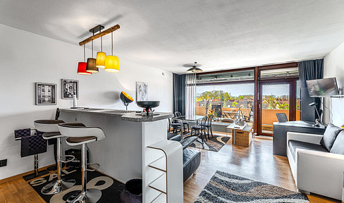 Helles möbliertes 1-Zimmer Apartment mit Balkon in Fürth