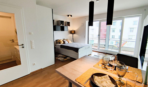 Move in immediately - 1-room apartment fully furnished like new