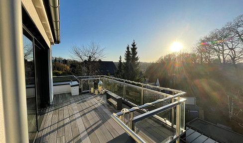 Exclusive penthouse maisonette with roof terrace in prime location in Dortmund-Kirchhörde
