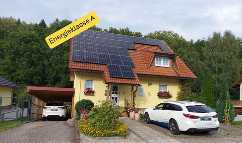 Zukunftsweisendes Raumwunder (Kl. A): Genießen statt Sanieren – Leben im Grünen