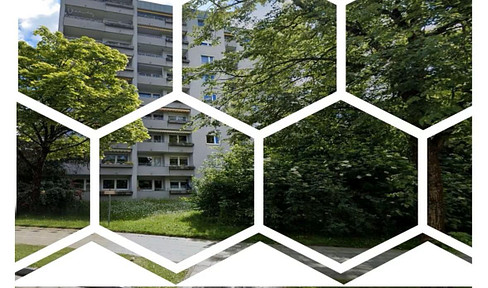 Spacious, bright 3-room apartment in the green Hadern district
