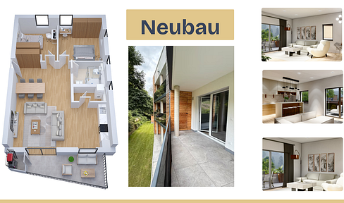 Traumhaftes Wohnen im Schwarzwald: Moderne 3-Zimmer-Wohnung zum Erstbezug!