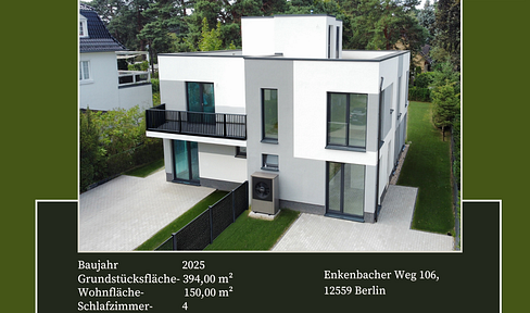 Berlin-Müggelheim: Semi-detached house 150 m², 4 bedrooms, A+, roof terrace - commission-free