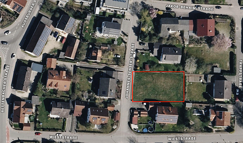 Spacious building plot with 910 sqm in Schrobenhausen
