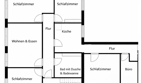 Beautiful bright apartment with many rooms in Hagen