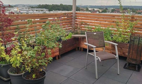 125 m2 Maisonettewohnung mit großer Dachterrasse