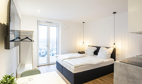 Neubauapartment mit Balkon. Super Anbindung.