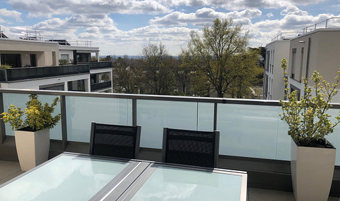 Penthouse apartment with panoramic views in a central location in Wiesbaden-Nordost