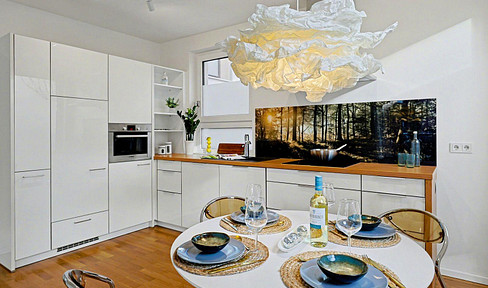 Modern new-build apartment with private garden for rent