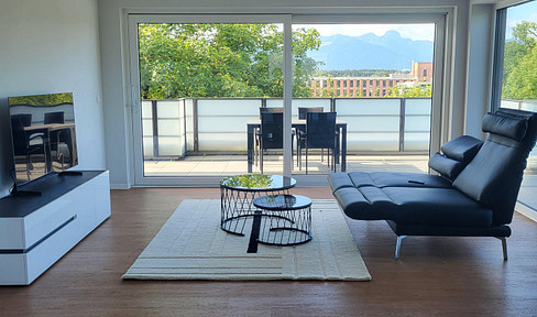 Möblierte 3-Zi-Penthouse Whg. in Kolbermoor (befristet für 1 Jahr)