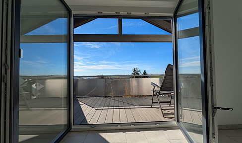 Tolle Neubau-Dachgeschosswohnung mit Alpenpanorama und modernster Ausstattung
