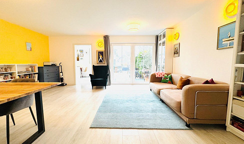 Also excellent for commuters: large and energy-efficient garden apartment