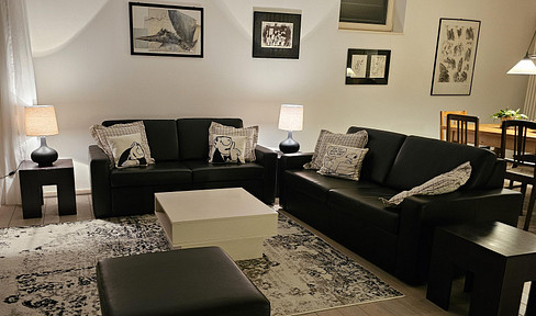 Exclusive: Stylish furnished 3-room maisonette apartment with terrace, garden and carport, Koblenz