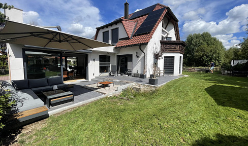 High-quality detached house/ two-family house (efficiency house) in dream location