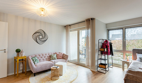 Beautiful apartment in a central location in Wiesdorf, with a parking space in an underground garage.