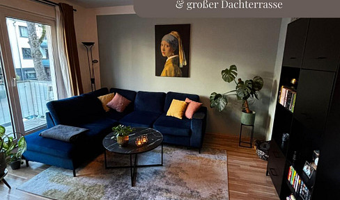 Sublet 3 room apartment roof terrace, balcony from 01.03.26