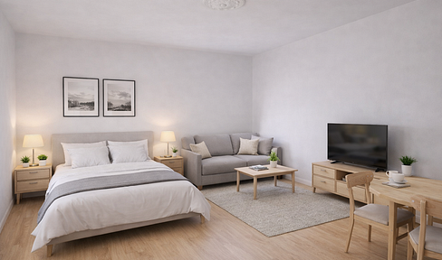 Charming, completely renovated one-bedroom apartment in a quiet location in Neukölln-Britz.