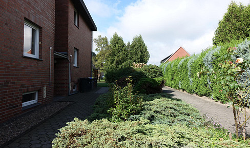Your new home in Barnstorf - well-kept 3-room apartment in the countryside with fitted kitchen, balcony, cellar and garage