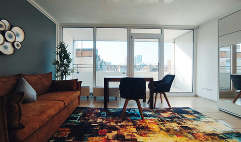 Bright, furnished and right in the middle of the action