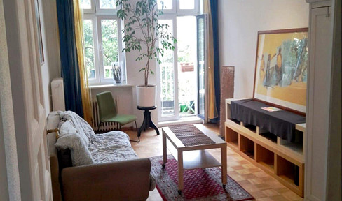 First occupancy after renovation- 2 rooms with balcony near Tempelhofer Feld- commission-free