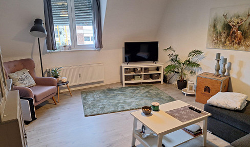 Refurbished 2-room apartment in southern city center.
