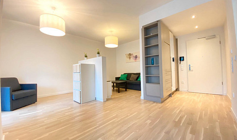 Modern 2-room apartment in Bogenhausen, quiet & ideal layout, very well connected