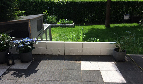 3.5-room apartment with garden, underground parking space & commission-free in a quiet location in Filderstadt