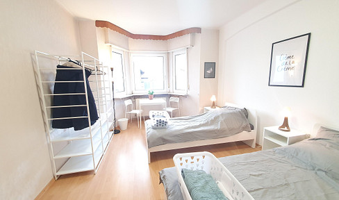 Voll möblierte 3 Zimmer-Wohnung mit 4 Betten in St. Leon-Rot