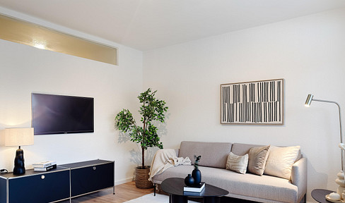 Charming 2-room condominium in Hanau-Kesselstadt with large balcony