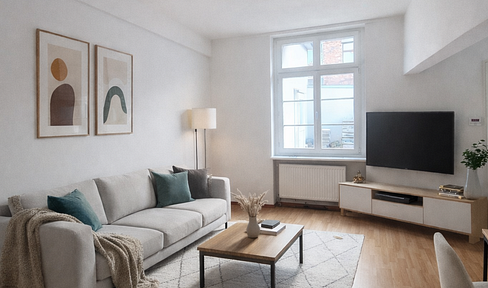 Urban and tranquil: Own courtyard building (85 m²) in the heart of Düsseldorf.
