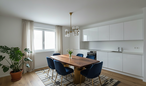 PRE-RENTAL: Exclusive, brand-new 3-room apartment with a view of the Danube, located in 1190 Vienna!