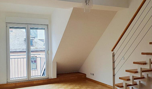 Newly renovated maisonette apartment near the Main and Baseler Platz