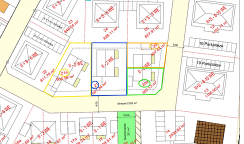 2 plots for a 2-family house and 2x semi-detached house in Oelde - buy now!