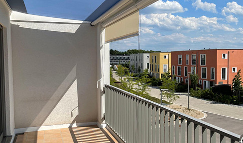 Traumhafte 4-Zi.-Familienwohnung (Bj. 2021) mit großem Sonnenbalkon, TG & Wallbox in Vaterstetten