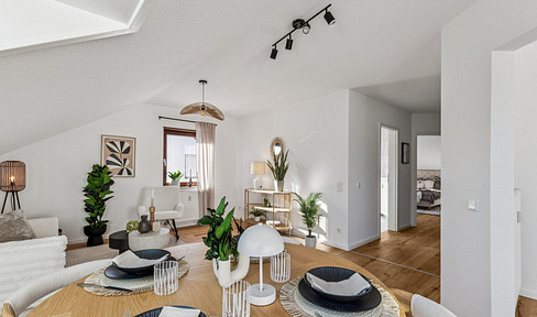 Enjoy stunning views of the Schlossgarten – your bright and comfortable retreat in Schälzig.