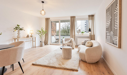 Hochwertig sanierte 2-Zimmer-ETW in Bestlage von Bockum mit Garage – unmittelbare Nähe zum Stadtwald