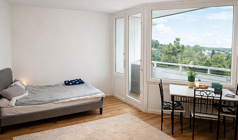 1 Zimmer Wohnung möbliert in Pasing*Einbauküche*Kernsaniert*Balkon