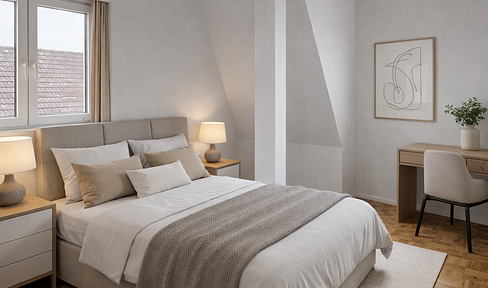 3-room apartment, top quality location in Bad Vilbel - also suitable for shared living.