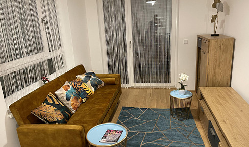 Fully furnished, also temporary: exclusive 2-room garden apartment in a top location in Freilassing