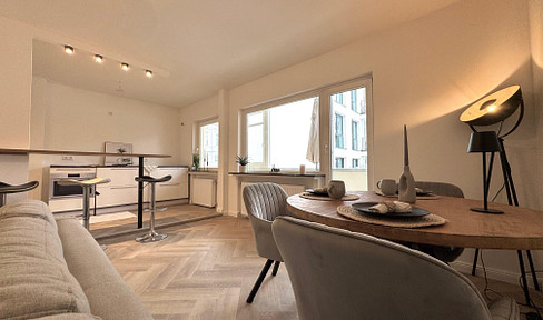 Stylishly renovated 3-room apartment with balcony in top location on the Osterdeich