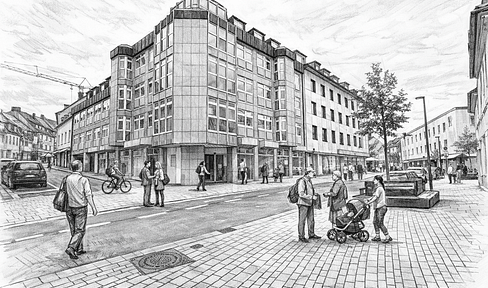 Anlageobjekt inkl. Baugenehmigung für Apartments/-Gewerbe 2596m2 Geschossflächen